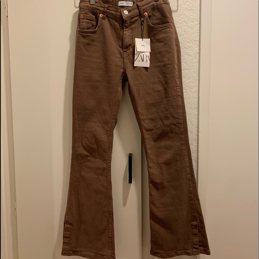Girls Zara boot cut jeans
